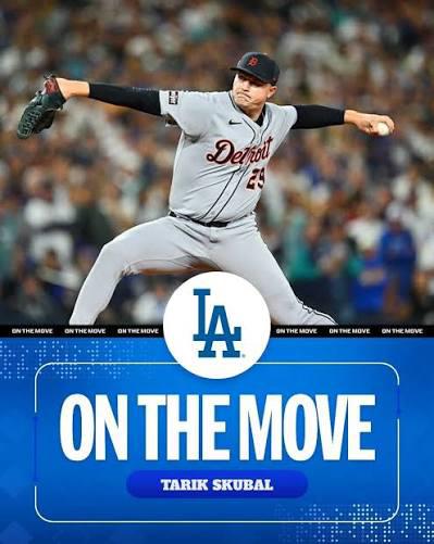 The Los Angeles Dodgers are acquiring Tarik Skubal for outfielder Zyhir Hope, ri
